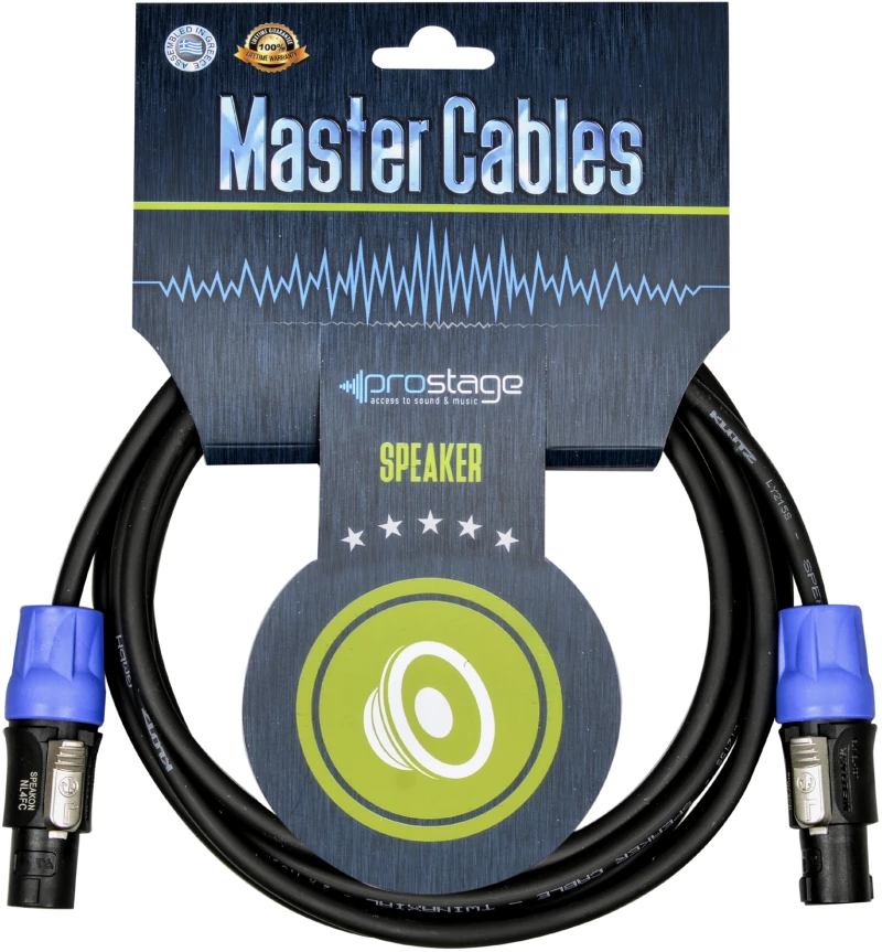 Prostage SPK2-15 - Επαγγελματικό καλώδιο ηχείου 2x2.5mm Speakon - Speakon 15 μέτρα