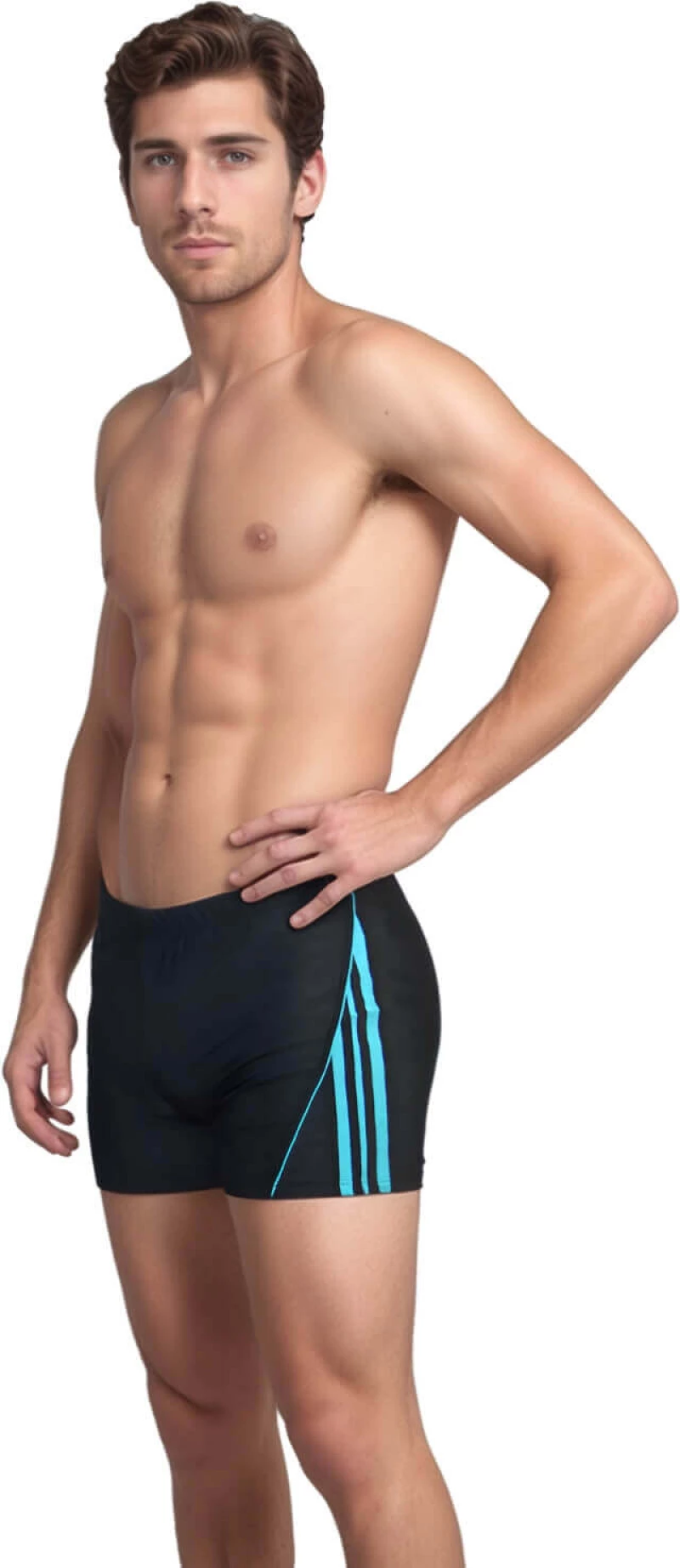 Ανδρικό μαγιό boxer 20011 - ΑΝΘΡΑΚΙ
