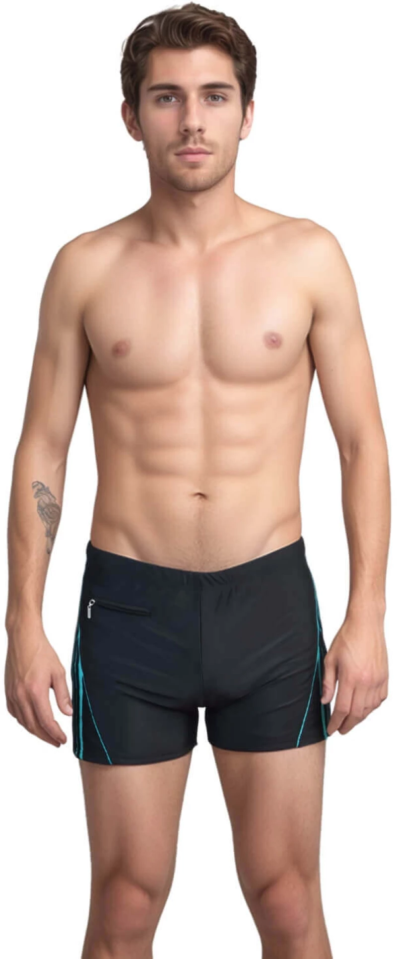 Ανδρικό μαγιό boxer 20011 - ΑΝΘΡΑΚΙ