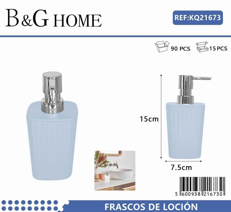502036 ΘΗΚΗ ΚΡΕΜΟΣΑΠΟΥΝΟΥ DISPENSER ΠΛΑΣΤΙΚΗ - LIGHT BLUE - 21673
