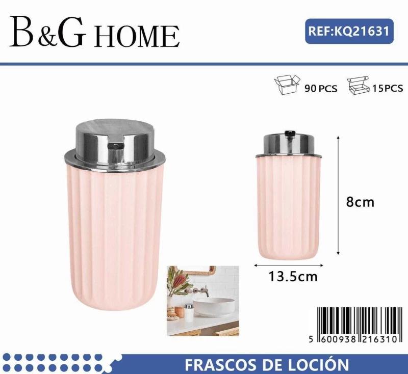502078 ΘΗΚΗ ΚΡΕΜΟΣΑΠΟΥΝΟΥ DISPENSER ΠΛΑΣΤΙΚΗ - LIGHT PINK - 21631