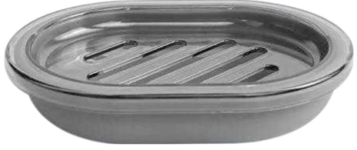 502087 ΣΑΠΟΥΝΟΘΗΚΗ ΜΠΑΝΙΟΥ ΠΛΑΣΤΙΚΗ - GREY - 21622