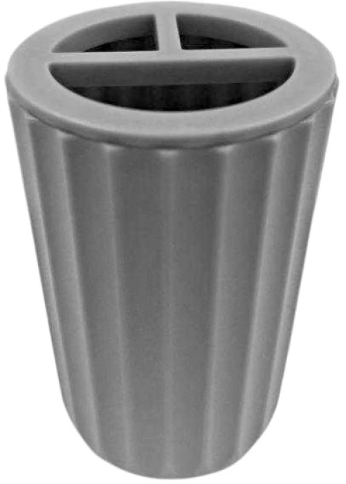 502112 ΘΗΚΗ ΟΔΟΝΤΟΒΟΥΡΤΣΑΣ ΠΛΑΣΤΙΚΗ - GREY - 21596