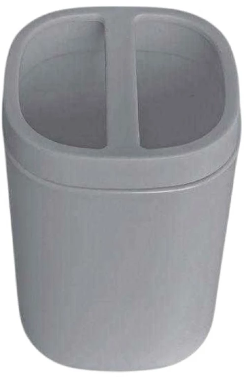 502118 ΘΗΚΗ ΟΔΟΝΤΟΒΟΥΡΤΣΑΣ ΠΛΑΣΤΙΚΗ - GREY - 21590