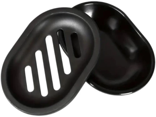 502189 ΣΑΠΟΥΝΟΘΗΚΗ ΜΠΑΝΙΟΥ ΠΛΑΣΤΙΚΗ - BLACK - 21796