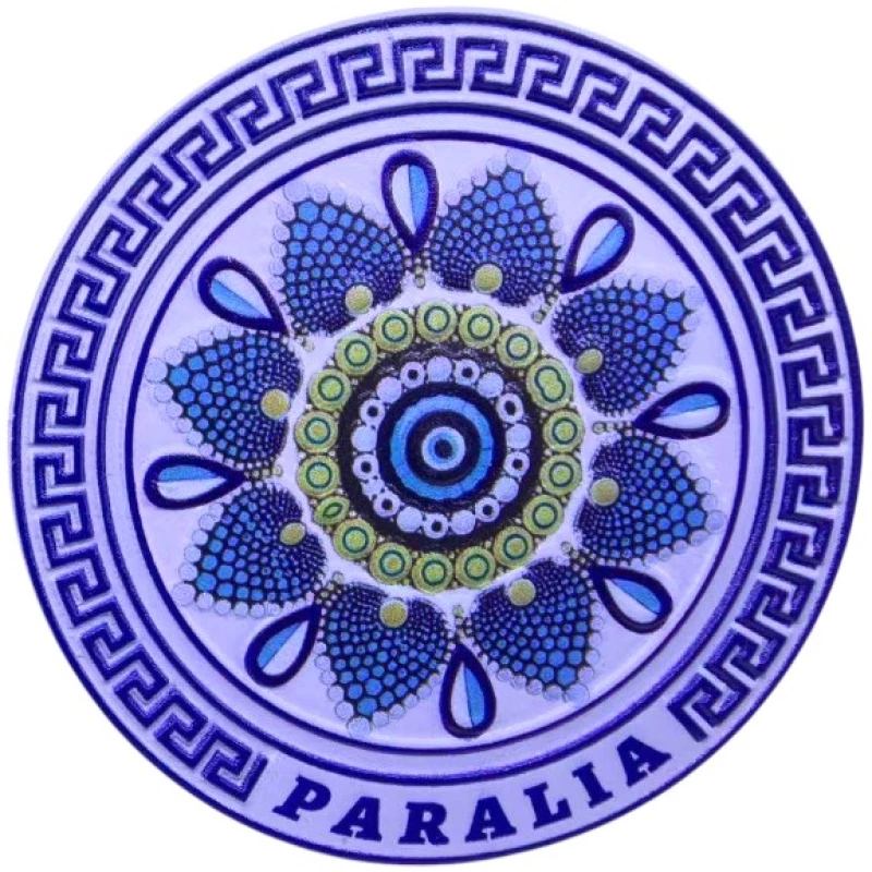 505430 ΤΟΥΡΙΣΤΙΚΟ ΜΑΓΝΗΤΑΚΙ SOUVENIR - ΣΕΤ 12PCS - PARALIA - 678432