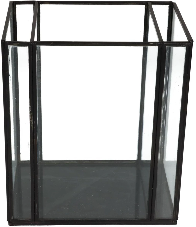359577 ΚΗΡΟΠΗΓΙΟ ARTELIBRE ΜΑΥΡΟ ΜΕΤΑΛΛΟ 18X13X21CM