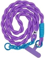 Vivid Neck Rope Lanyard Purple