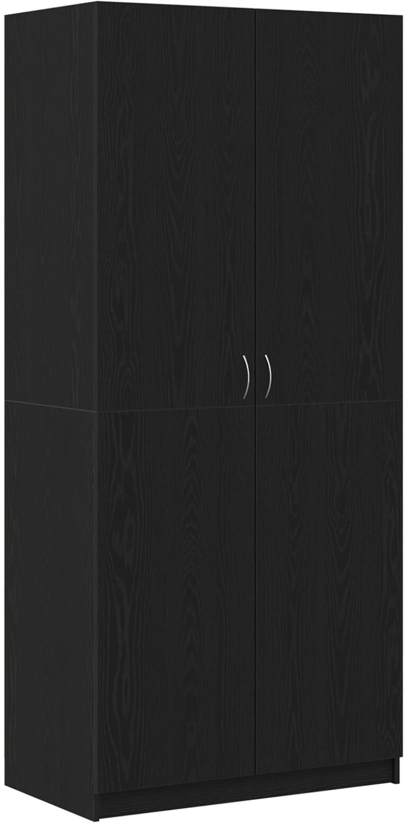 vidaXL Μαύρη Καρυδιά Ντουλάπα 90x52x200 εκ. Από Ξύλο
