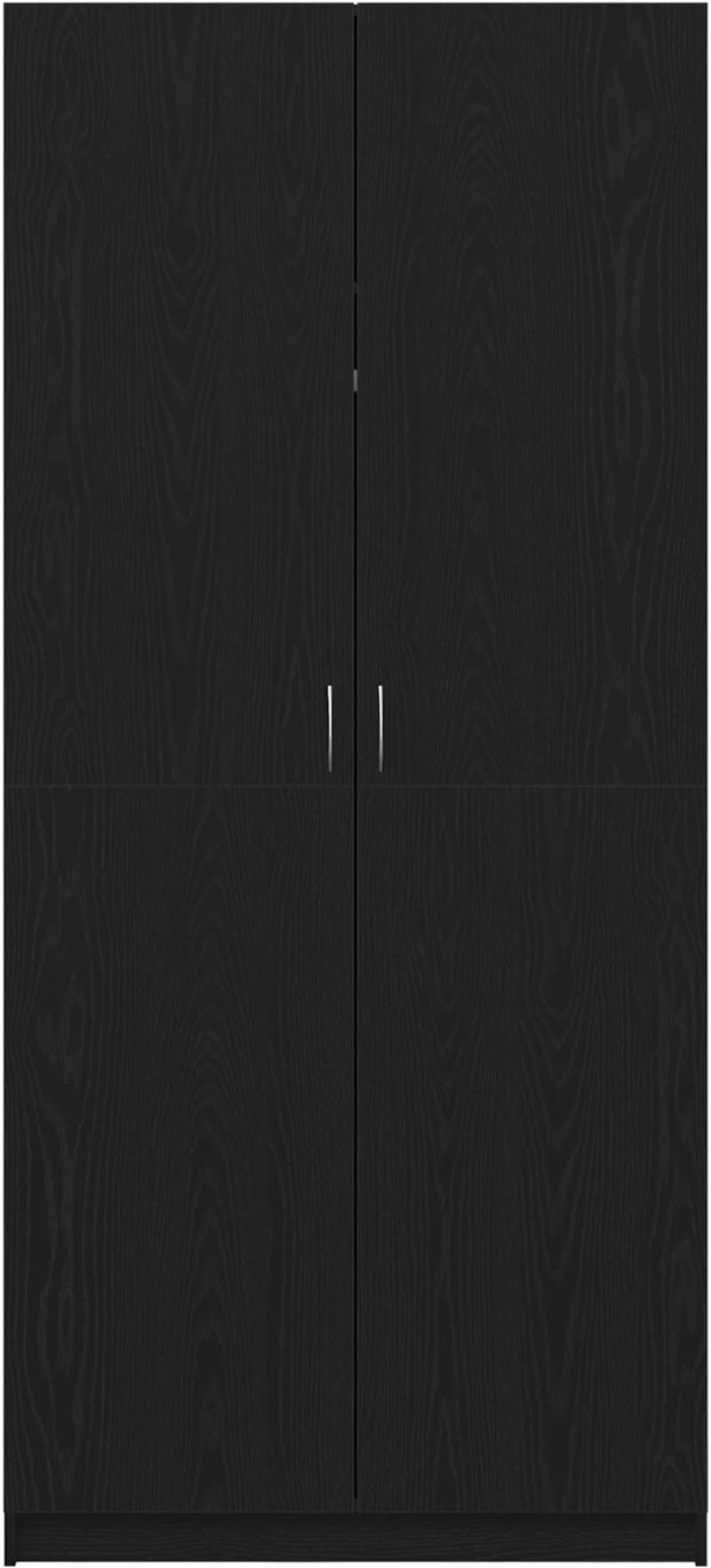 vidaXL Μαύρη Καρυδιά Ντουλάπα 90x52x200 εκ. Από Ξύλο