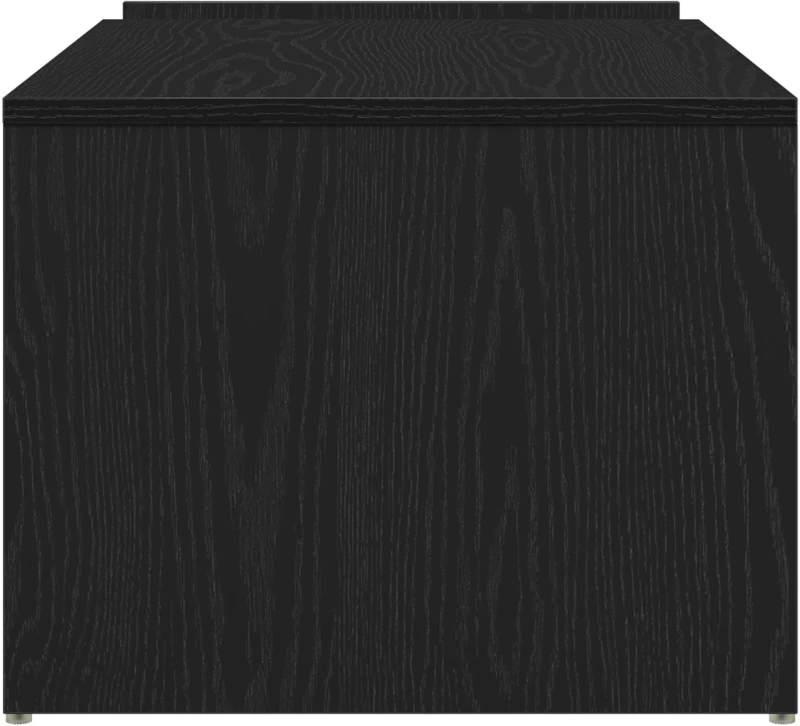 vidaXL Τραπεζάκι καφέ Μαύρο Δρυς 90x45x35 εκ. Από ξύλο
