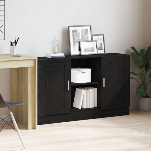 vidaXL Μαύρος Ξύλινος Μπουφές 120x30,5x70 εκ. Επεξεργασμένο Ξύλο