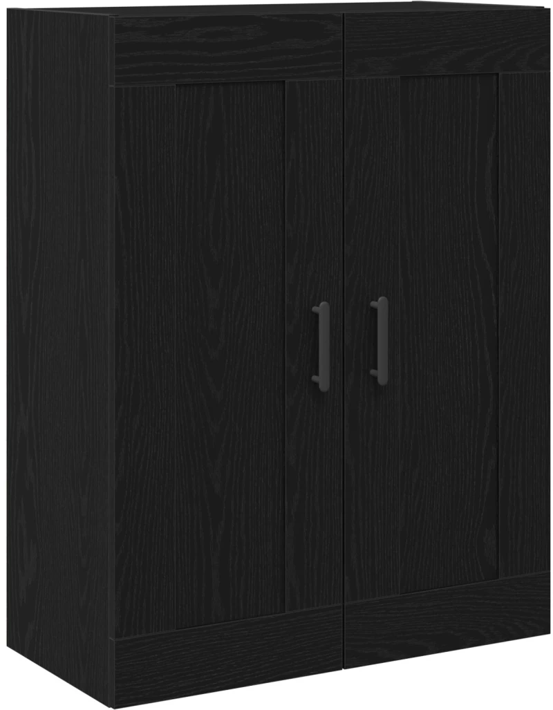 vidaXL Υψηλό Ντουλάπι Μαύρη Δρυς 69,5x34x90 εκ. Κατασκευασμένο από Ξύλο
