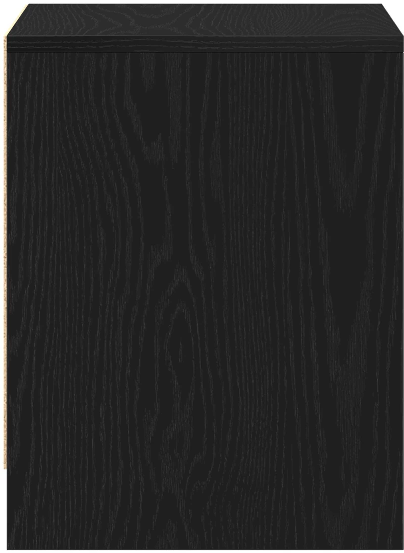 vidaXL Κομοδίνο Μαύρη Δρυς 45x34x44,5 εκ. Κατασκευασμένο Ξύλο