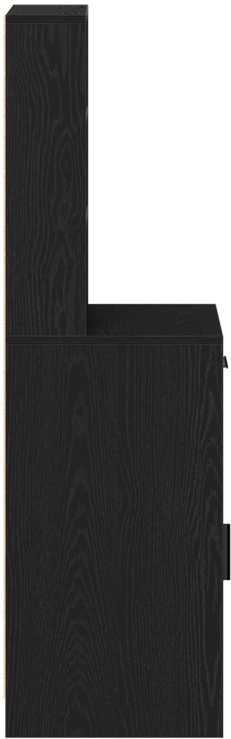 vidaXL Ψηλό Ντουλάπι σε Μαύρη Δρυ - 40x41x135 εκ., Κατασκευασμένο από Επεξεργασμένο Ξύλο