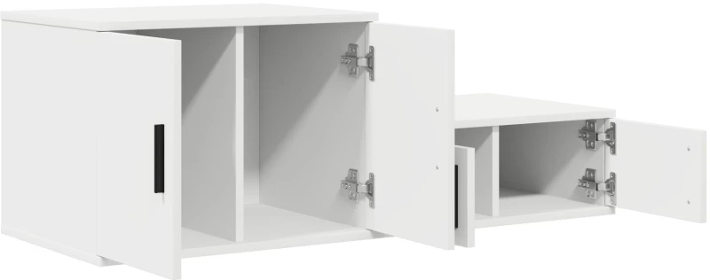 vidaXL Λευκό Ντουλάπι Αποθήκης 103x41x40 εκ από ξύλο
