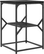 vidaXL Τραπεζάκι Μαύρο Δρυς 41x40x60 εκ Κατασκευασμένο Ξύλο