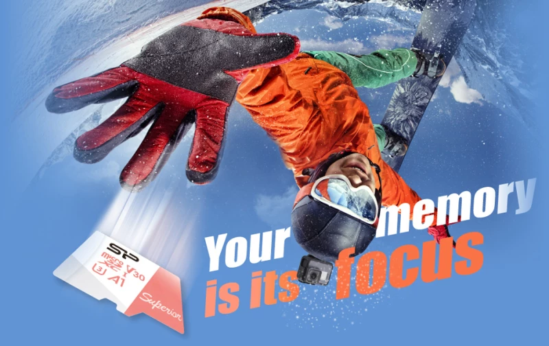 SILICON POWER κάρτα μνήμης microSDXC Superior, 64GB, C10 UHS-I U3 A1 V30