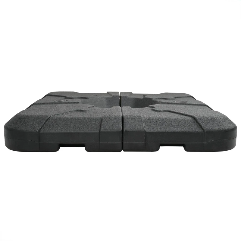 vidaXL Σετ Βάσης Ομπρέλας 2-τεμαχίων : 110kg Άμμος ή 70kg Νερό