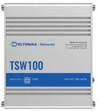 Switch|TELTONIKA|TSW100|5xRJ45|PoE+ ports 4|120 Watts|TSW100