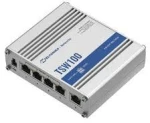 Switch|TELTONIKA|TSW100|5xRJ45|PoE+ ports 4|120 Watts|TSW100