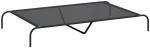 vidaXL Ανυψωμένο κρεβάτι σκύλου Μαύρο 150x90x20 cm Textilene ατσάλι