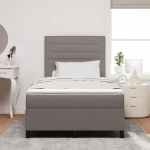 vidaXL Κρεβάτι Box Spring με Μαξιλάρι Ταύρος 120x200 εκ Υφάσματος
