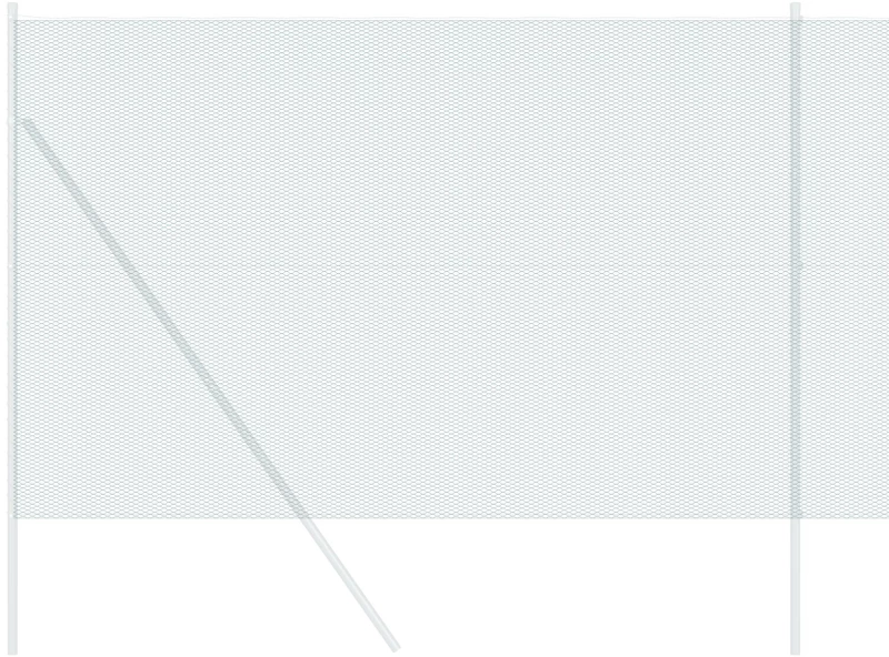 vidaXL Εξάγωνη Περίφραξη Πράσινη 1.6x100 μ Χάλυβας