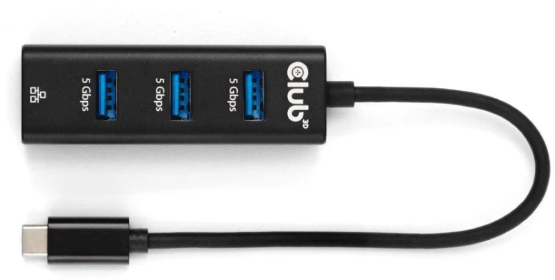 I/O HUB USB-C 3PORT/CSV-1549 CLUB3D