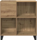 vidaXL Ντουλάπα Δίσκων Παλιό Ξύλο 84.5x38x90 εκ Ξύλο Μηχανής