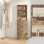 vidaXL Υψηλό ντουλάπι Artisan Δρυς 40x41x135 εκ Επεξεργασμένο ξύλο