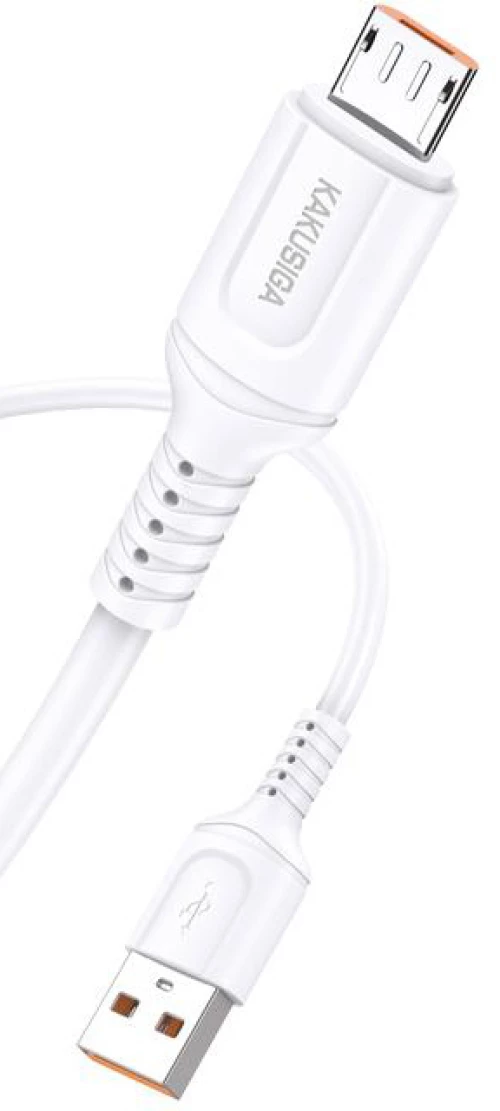 KAKUSIGA καλώδιο micro USB σε USB KSC-805, 2.4A, 480Mbps, 1m, λευκό