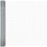 vidaXL Γαλβανισμένος Φράχτης με 13 Στήλες 1.2x25 m