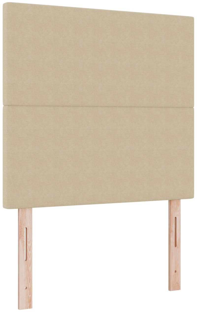 vidaXL Κρεβάτι Box Spring με Στρώμα Ανοιχτό Πράσινο Γκρι Μικρό Διπλό Ύφασμα Κοτλέ