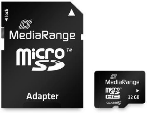 MEMORY MICRO SDHC 32GB C10/W/ADAPTER MR959 MEDIARANGE