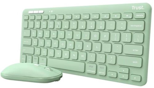 KEYBOARD +MOUSE WRL LYRA/GREEN 24942 TRUST