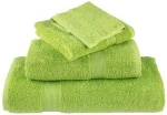 vidaXL Πετσέτες Χεριών Premium SOLUND 10 Τεμ Πράσινη 30x30 εκ 600γρ/μ²