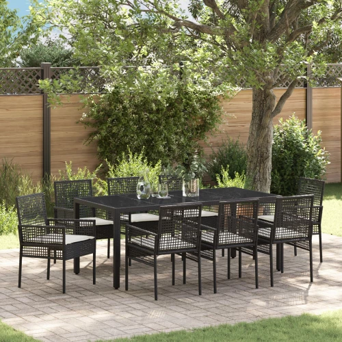vidaXL Σετ 5 Μαύρο