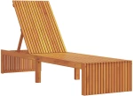 vidaXL Ξαπλώστρα 200x55x30 εκ Μασίφ ξύλο ακακίας