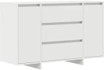 vidaXL Κονσόλα Λευκή 120x41x75 εκ. Κατασκευασμένη από Συνθετικό Ξύλο