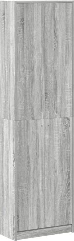 vidaXL Ντουλάπα Γκρι Σονόμα 55x25x189 εκ. από Μοριοσανίδα