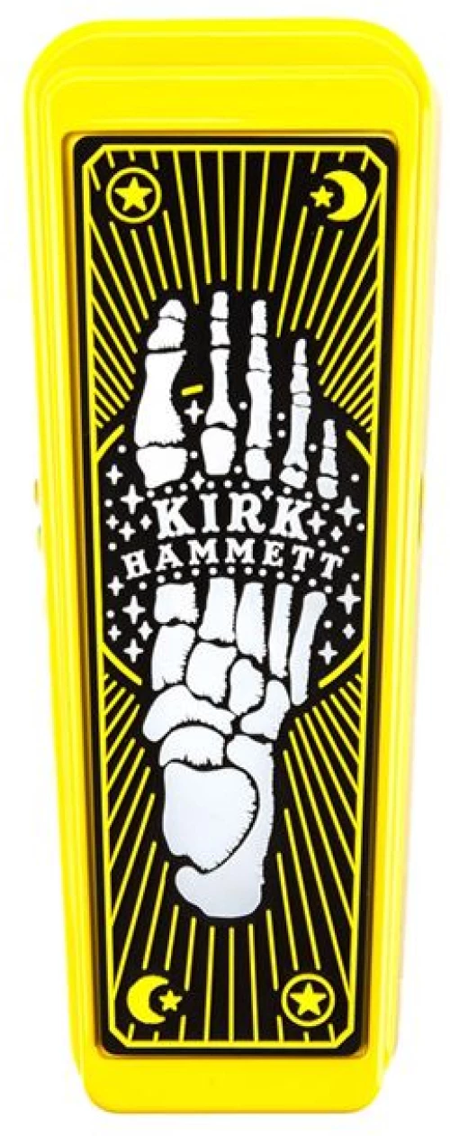 DUNLOP KH95Y Kirk Hammett Signature Cry Baby Wah Πετάλι - Yellow Sparkle
