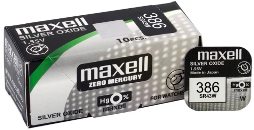 Buttoncell Maxell 386/SR43W/SR43 Τεμ. 1