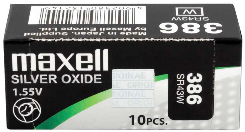 Buttoncell Maxell 386/SR43W/SR43 Τεμ. 1