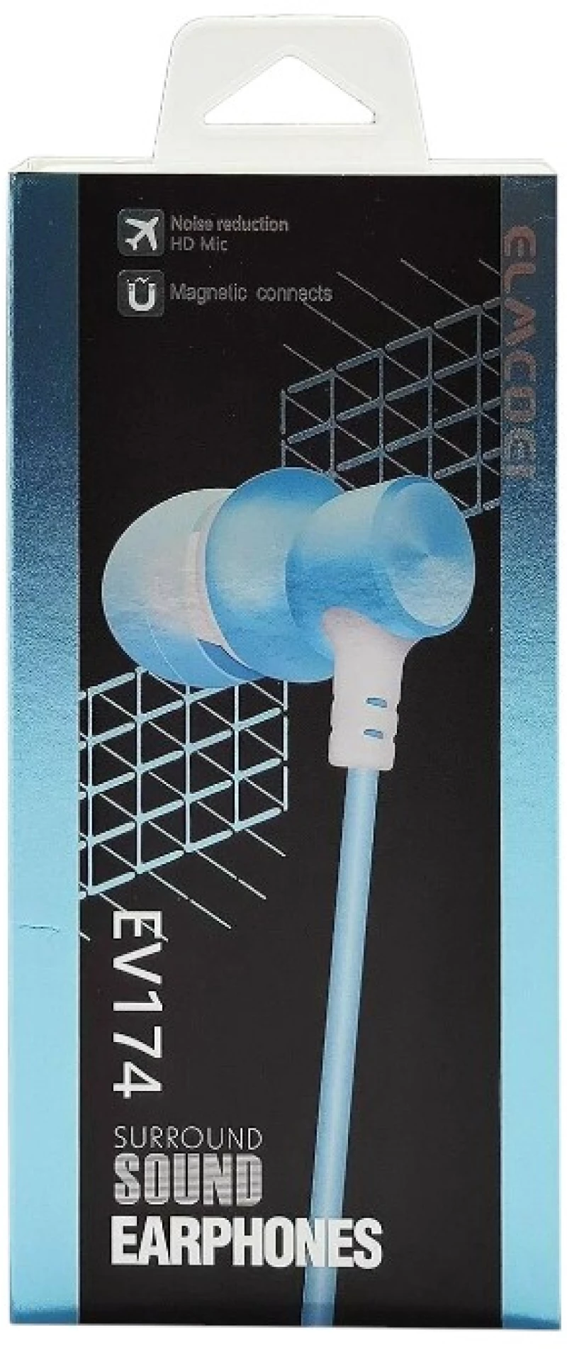 Ενσύρματα ακουστικά - EV-174 - 551212 - Light Blue