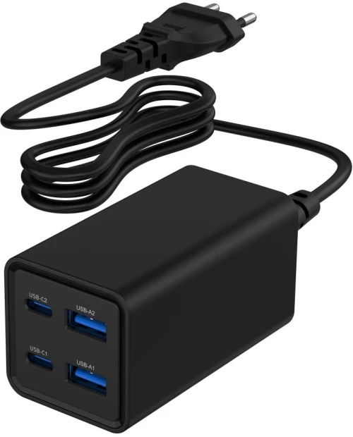 CHARGER USB UNIVERSAL 4P 65W/TA-UC-2A2C-PD65-01-BK GEMBIRD