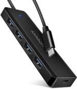 I/O HUB USB-C TRAVEL/0.19M HUE-C1C AXAGON