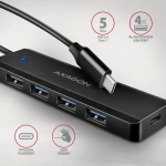 I/O HUB USB-C TRAVEL/0.19M HUE-C1C AXAGON