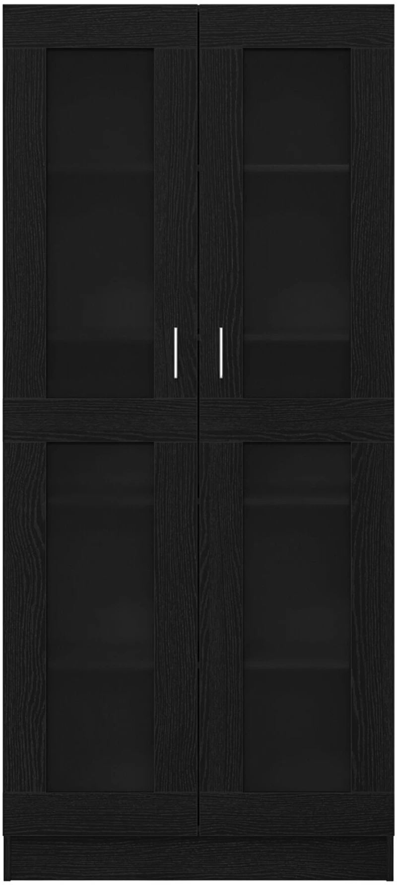 vidaXL Βιβλιοθήκες 2 τμχ Μαύρη Δρυς 82,5x30,5x185 εκ - Επεξεργασμένο Ξύλο