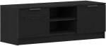 vidaXL Ντουλάπα τηλεόρασης Μαύρο Δρυς 102x35x36,5 εκ Επεξεργασμένο ξύλο